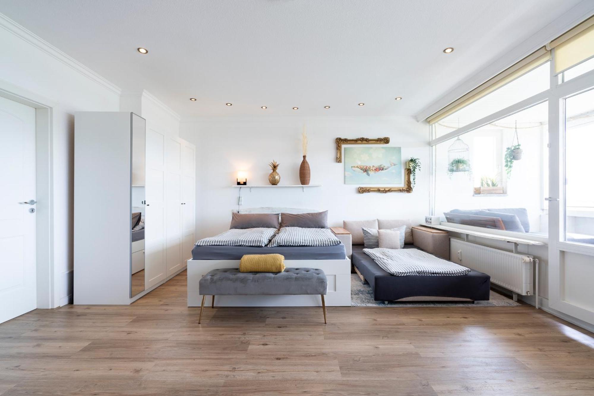 "Penthouse Wolke 12" Mit Unglaublichem Ausblick - Meerblick 지르크도르프 외부 사진
