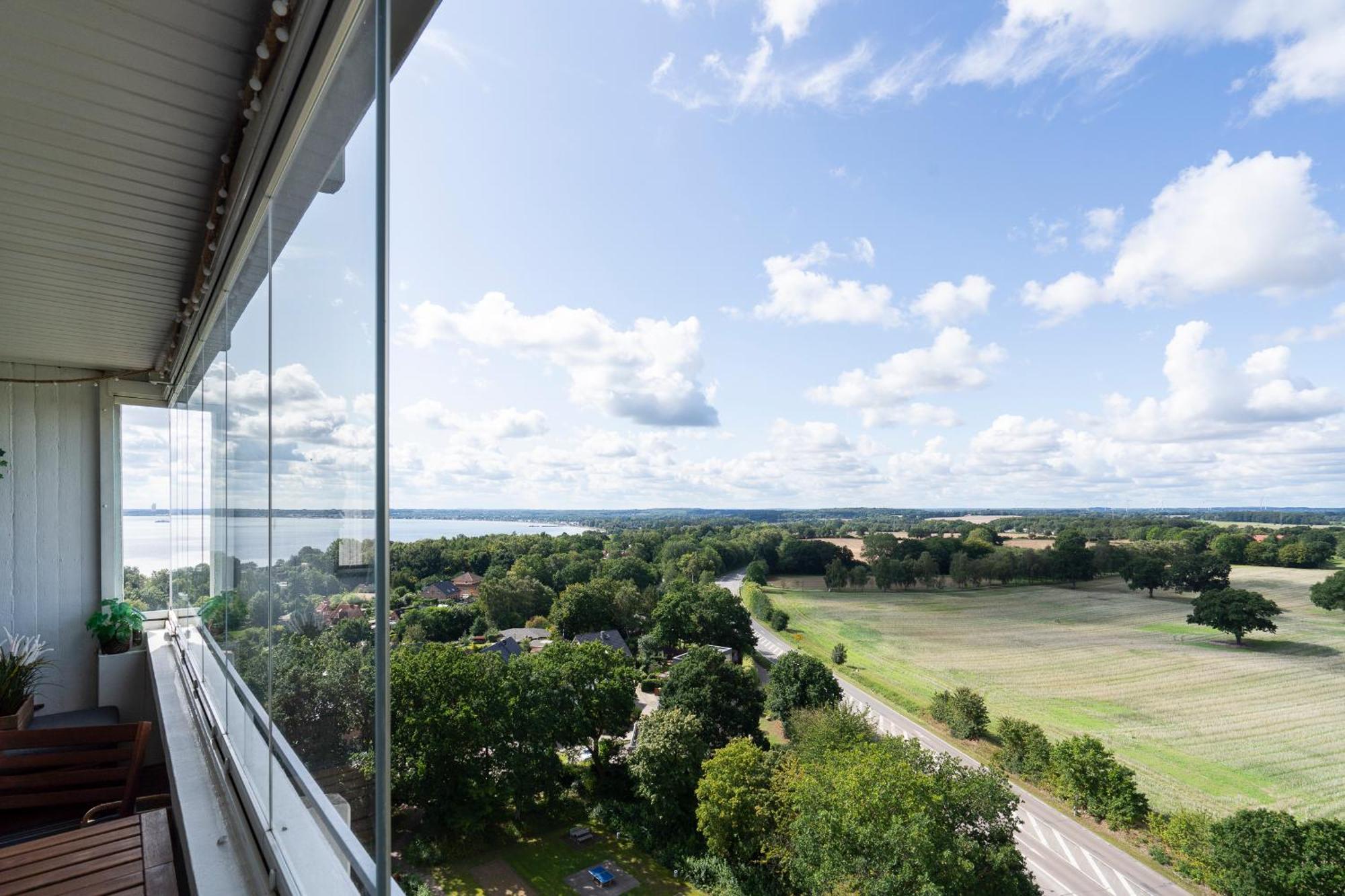"Penthouse Wolke 12" Mit Unglaublichem Ausblick - Meerblick 지르크도르프 외부 사진