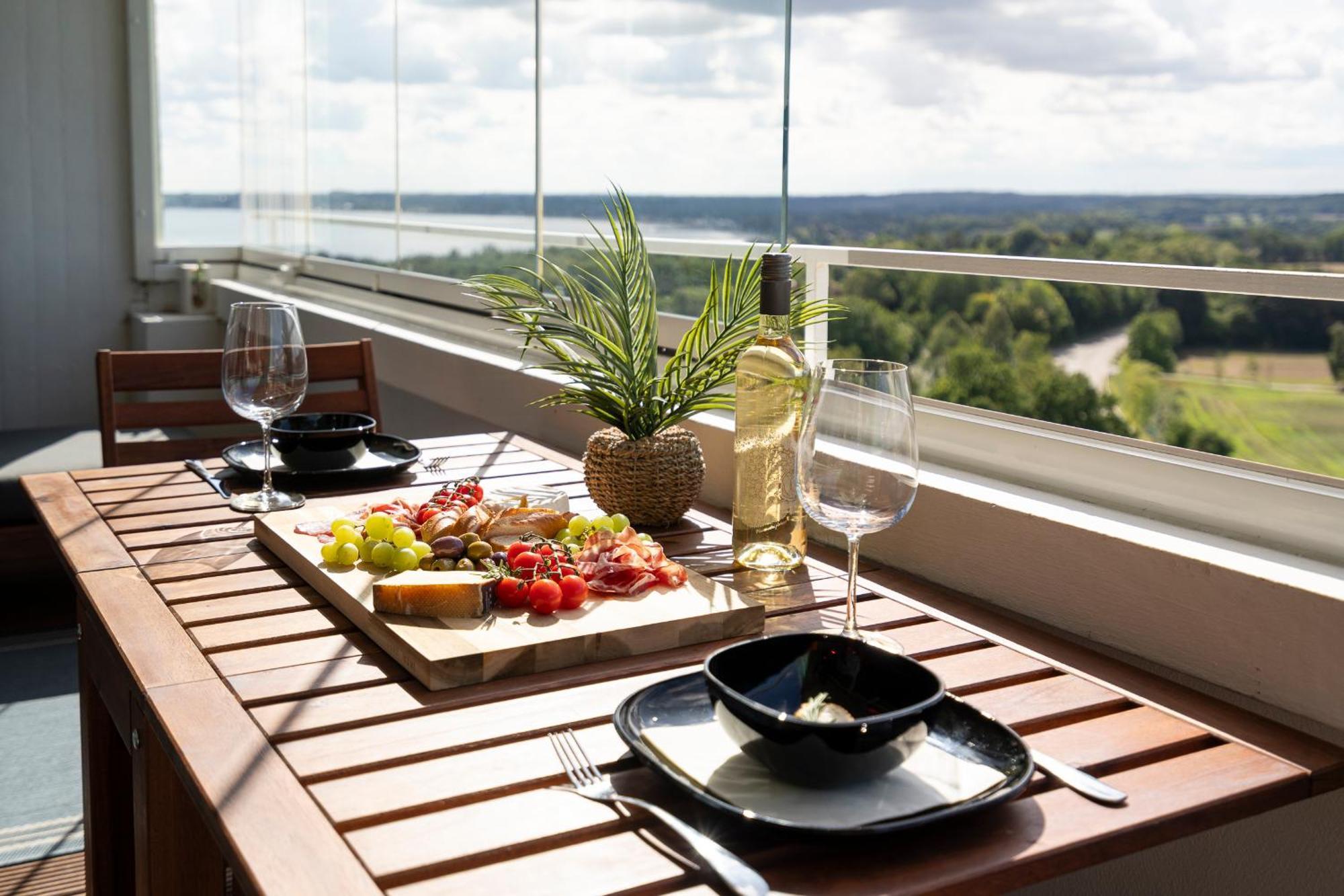 "Penthouse Wolke 12" Mit Unglaublichem Ausblick - Meerblick 지르크도르프 외부 사진