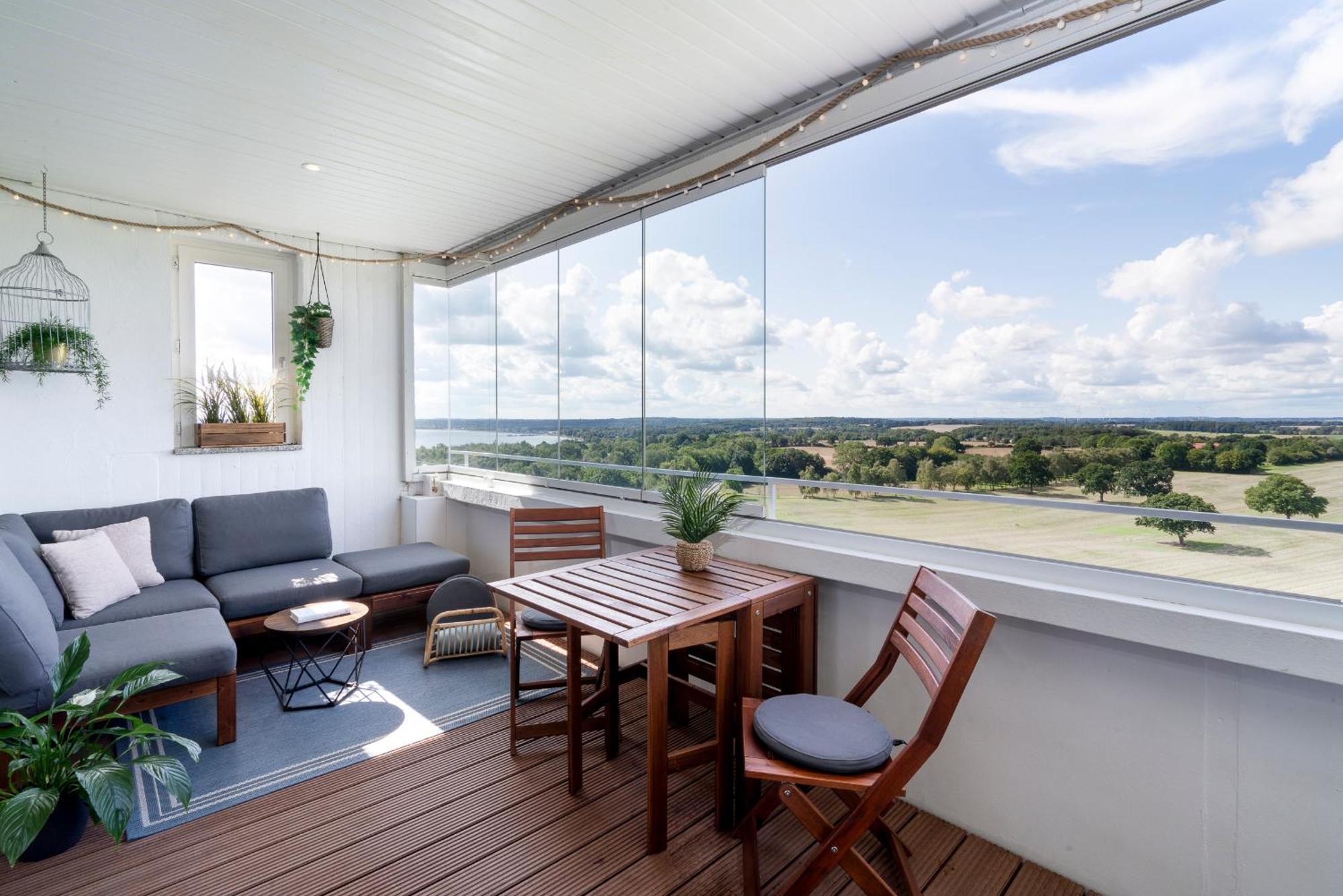 "Penthouse Wolke 12" Mit Unglaublichem Ausblick - Meerblick 지르크도르프 외부 사진